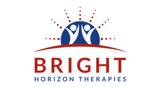 Bright Horizon Therapies logo with sunrise and collaboration in trauma recovery